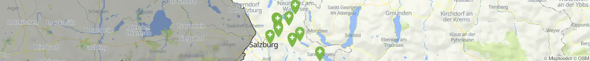 Kartenansicht für Apotheken-Notdienste in der Nähe von Thalgau (Salzburg-Umgebung, Salzburg)